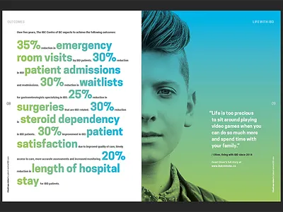 Brochure design brochure gradient healthcare print design