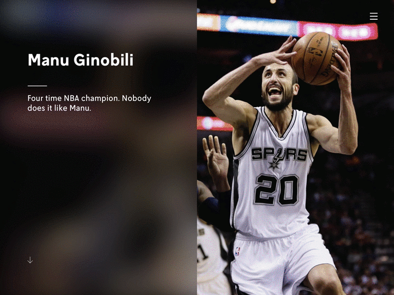 Menu concept desktop menu navigation