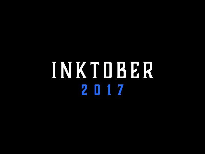 Inktober 2017 and black daily drawing gif ink inktober loop pen sketch white