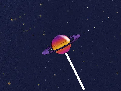 Sweet Saturn capricorn drawing galaxy illustration planet record player saturn sky stars universe vinyl