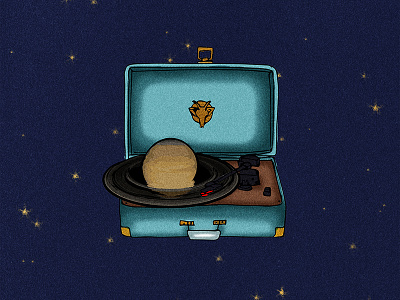 Saturn is home again in Capricorn. capricorn drawing galaxy illustration planet record player saturn sky stars universe vinyl