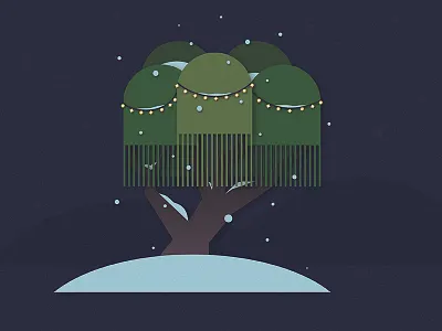 O willow tree, o willow tree christmas cut paper holidays lights snow tree willow tree