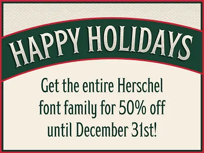 Herschel holiday sale! 1900s font happy holidays herschel merry christmas sale type design victorian vintage
