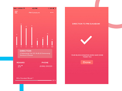 App Blood donation app blood donation mobile mockup popular ui ux