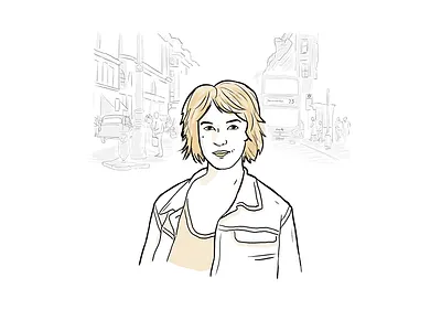 Persona for a storyboard character illustration persona sketch storyboard