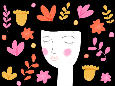 The Girl color digital digital art illustration ilustración