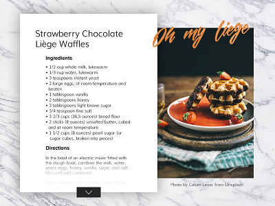 100 Day Challenge Day 9 - Recipe Card 009 100dayui card day 9 flat food recipe ui uichallange widget