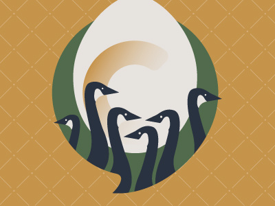 Six Geese A Laying canadian geese christmas egg geese gold green holidays laying twelve days