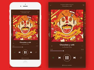 La Rumba Flow now on Spotify album art color crazy illustration ilustracion instruments la rumba flow music musica spotify