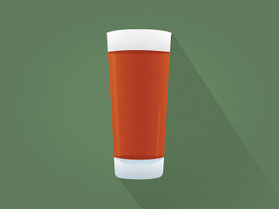 Amber Ale beer illustration vector