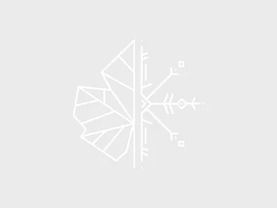 Winter Solstice geometric icon illustration minimal seasons solstice winter