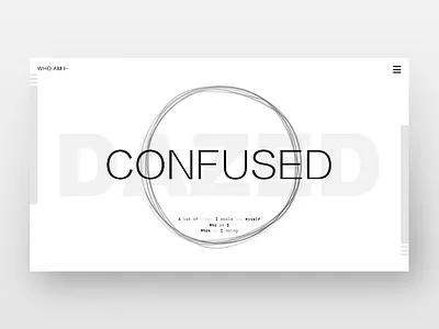 Who am I grey round white