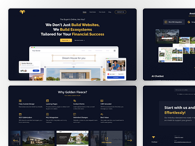 Real Estate Marketing Services Landing Page landing landing page product design real estate real estate marketing ui ui design ux ux design web design website