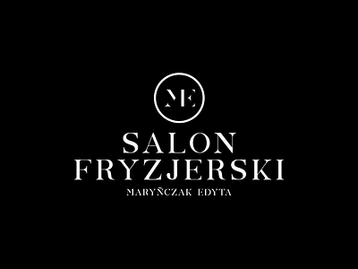 Salon Fryzjerski Maryńczak Edyta branding creative design designer graphic graphic design graphicdesign logo