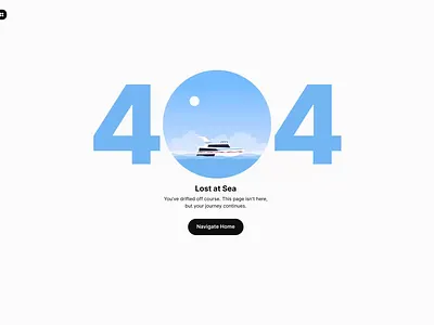 404 Page creative 404 motion graphics ui