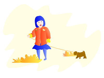 My niece character illustration