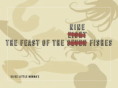 51/52 2017 feast of the seven fishes food italian little nonnas personal projects philadelphia