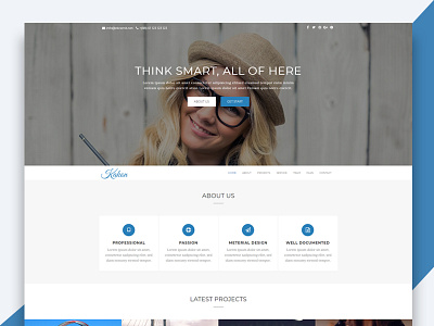 Kakon – Design Studio Marketing Agency Bootstrap Template bootstrap business css html html template revolthemes web web design