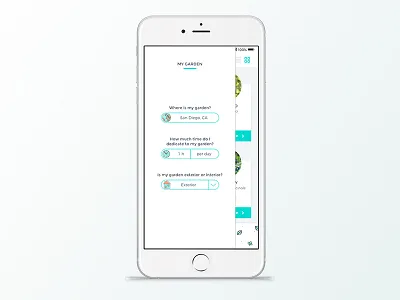Plant care app app design designer digital graphic icons plants ui user experience user interface ux