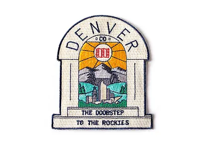 Topo Patch denver illustration patch topo