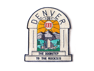 Topo Patch denver illustration patch topo