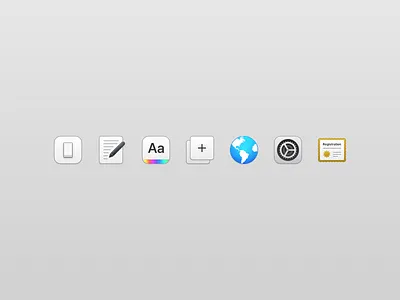 New VoodooPad - Preference Icons icon mac app mac icons macos preference icons prefs voodoopad