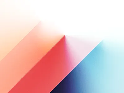 Composition 0407 3d abstract. lights depth digital art gradients illustration landscape mountain shadows shapes vector