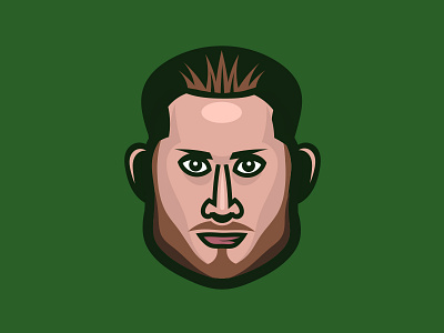 H20 basketball gordon hayward illustration nba portrait sports