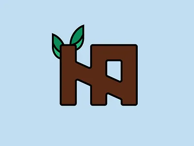 H/A Concept for Agricultural Company ag agriculture leaf