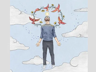 Farewell 2017 birds botanicals illustration new newyear photoshop texture year