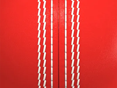 Cricket Ball - Close up 3d closeup cricket icon sports