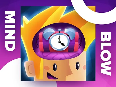 Mind Blow Illustration book cartoon colorful creative handout illustration marketing modern