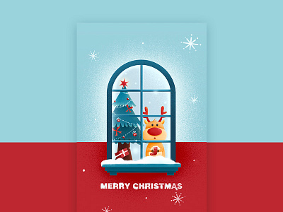 merry christmas illustration，