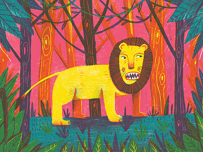 Lion illustration