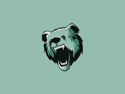 Bear coreldraw ilustrator logo