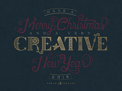 Happy Holidays!!! 🎄✨🎁⛄️🎆 🎉 christmas creative font lettering new year typography xmas