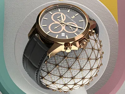 Jeffrey Sawyer Product Visualization #3 3d cinema4d colima freelance freelancer mexico productrendering productvisualization watches wristwatch