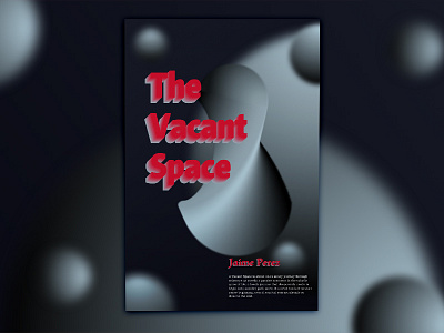 The Vacant Space graphic design poster poster design visual design