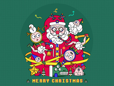 Merry Christmas illustration merrychristmas