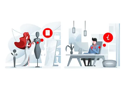 Illustrations alfa bank alfabank design designalfabank illustration onboarding tolstovbrand