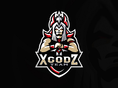 gods esport gods logo mascot sport team