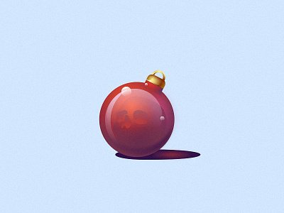 MMXVIII ball christmas illustration skull toy tree