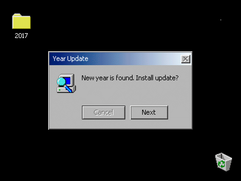 New Year Is Found christmas modal new year notification selector toggle ui windows