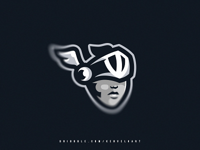 Divine Pre-Made Mascot (For Sale) angel branding divine esports for sale guardian illustration kenveloart mascot sports