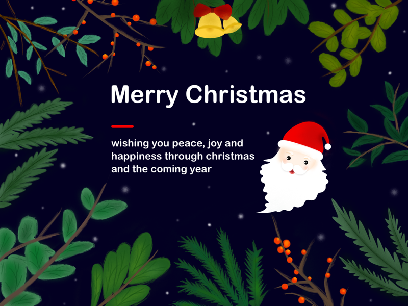 Merry Christmas christmas illustration merry ui