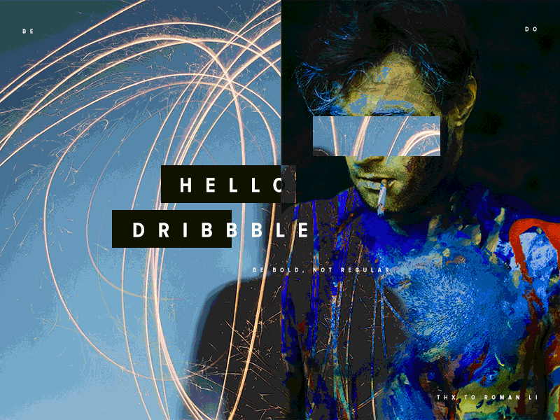 Hello, Dribbble! dribbble hello laverdn