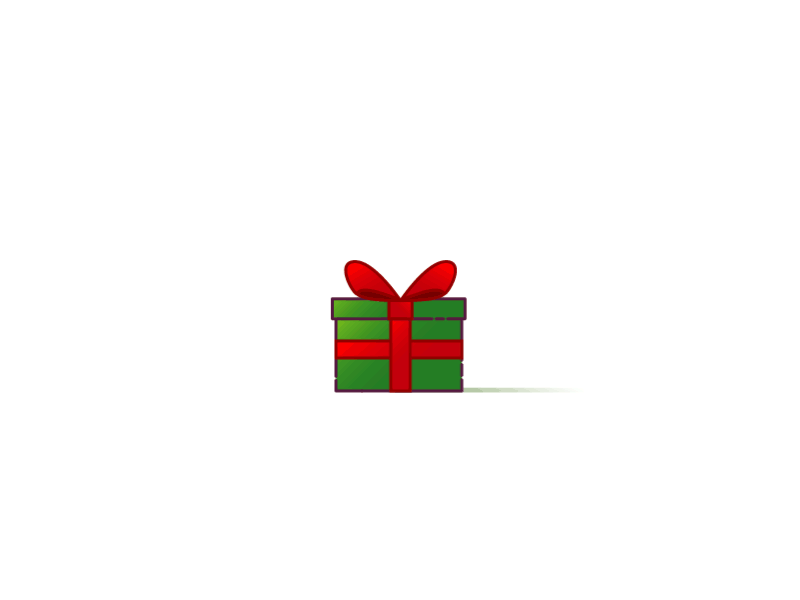 Christmas Gift christmas gift graphic illustration motion present shine surprise