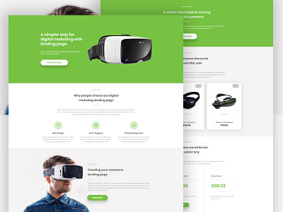 Concept Landing Page landing page