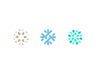 Logo Snowflake exploration A design logo snowflake