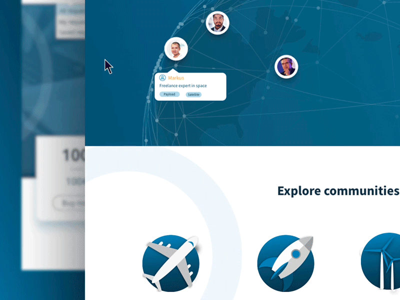 Anim UI adobe after effect designer illustrator plane rocket sketch turbinegifprinciplehomepageblue ui uidesign ux uxdesign